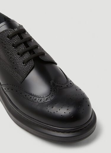 Alexander McQueen 厚底布洛克式系带鞋 黑 amq0149042