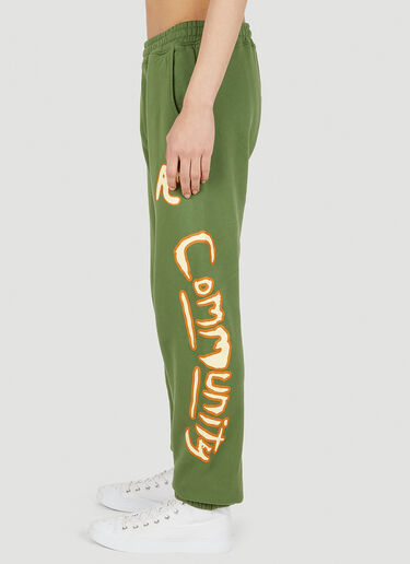 P.A.M. Community Garden Track Pants Green pam0350011