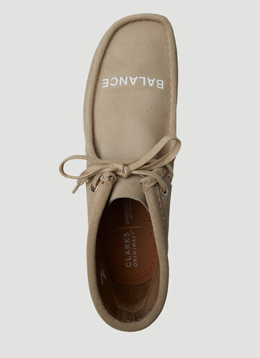 UNDERCOVER x Clarks Chaos Balance Wallabee Shoes Beige unc0150001