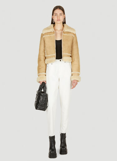 Saint Laurent 디스트로이트 진 화이트 sla0250018