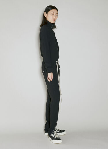 Rick Owens Long Sleeve Jumpsuit Black ric0253015