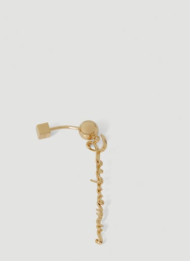 Jacquemus Le Signature Single Earring Gold jac0251114