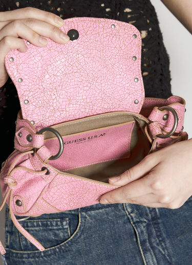 Guess USA 迷你时尚手提包 粉色 gue0256012