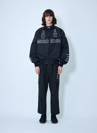 Y-3 MERCEDES Embroidered Logo Jacket Black yyy0364066