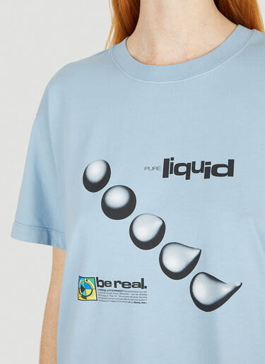 Eytys Jay Liquid T-Shirt Light Blue eyt0351016