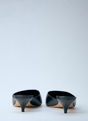 The Row Liisa Kitten Heels Black row0264072