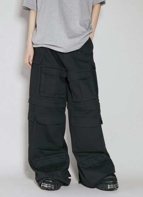 Stüssy Wide Leg Cargo Pants Grey sts0350002