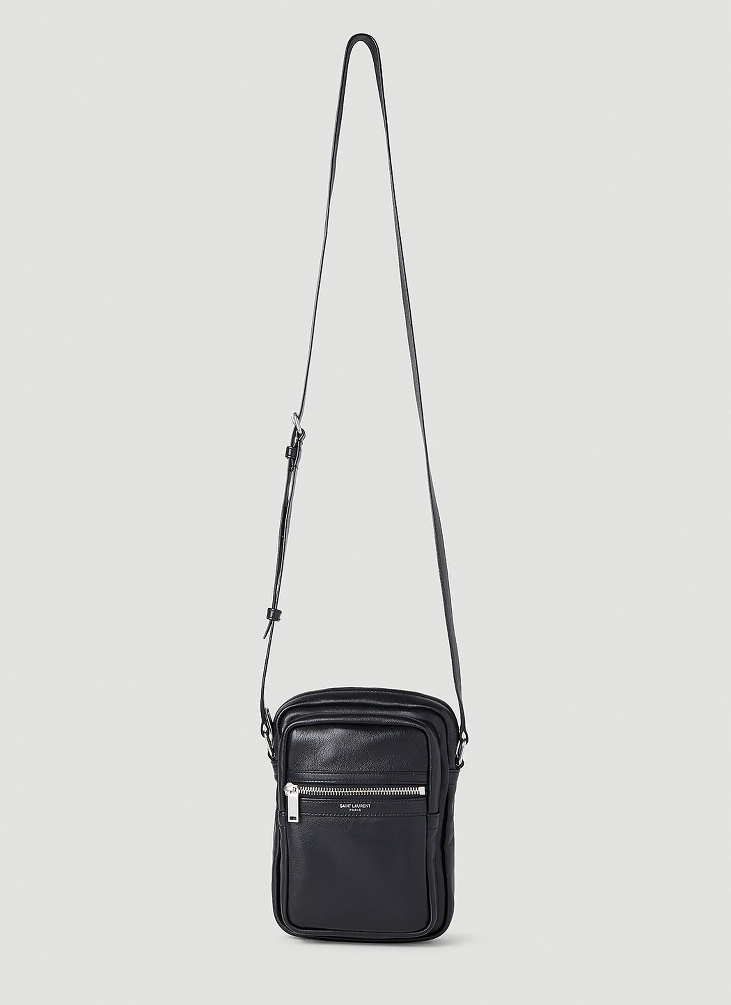 Saint Laurent Flight Shoulder Bag In Black