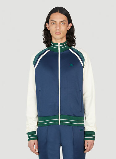 Wales Bonner Colourblock Track Jacket Blue wbn0152001