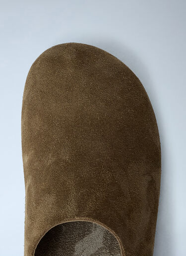 Hudson Suede Mules The Row Hudson Suede Mules Green row0262030