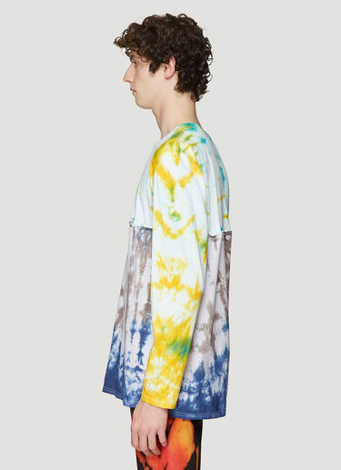 Stain Shade Tie-Dye Long Sleeve T-Shirt Black stn0337002