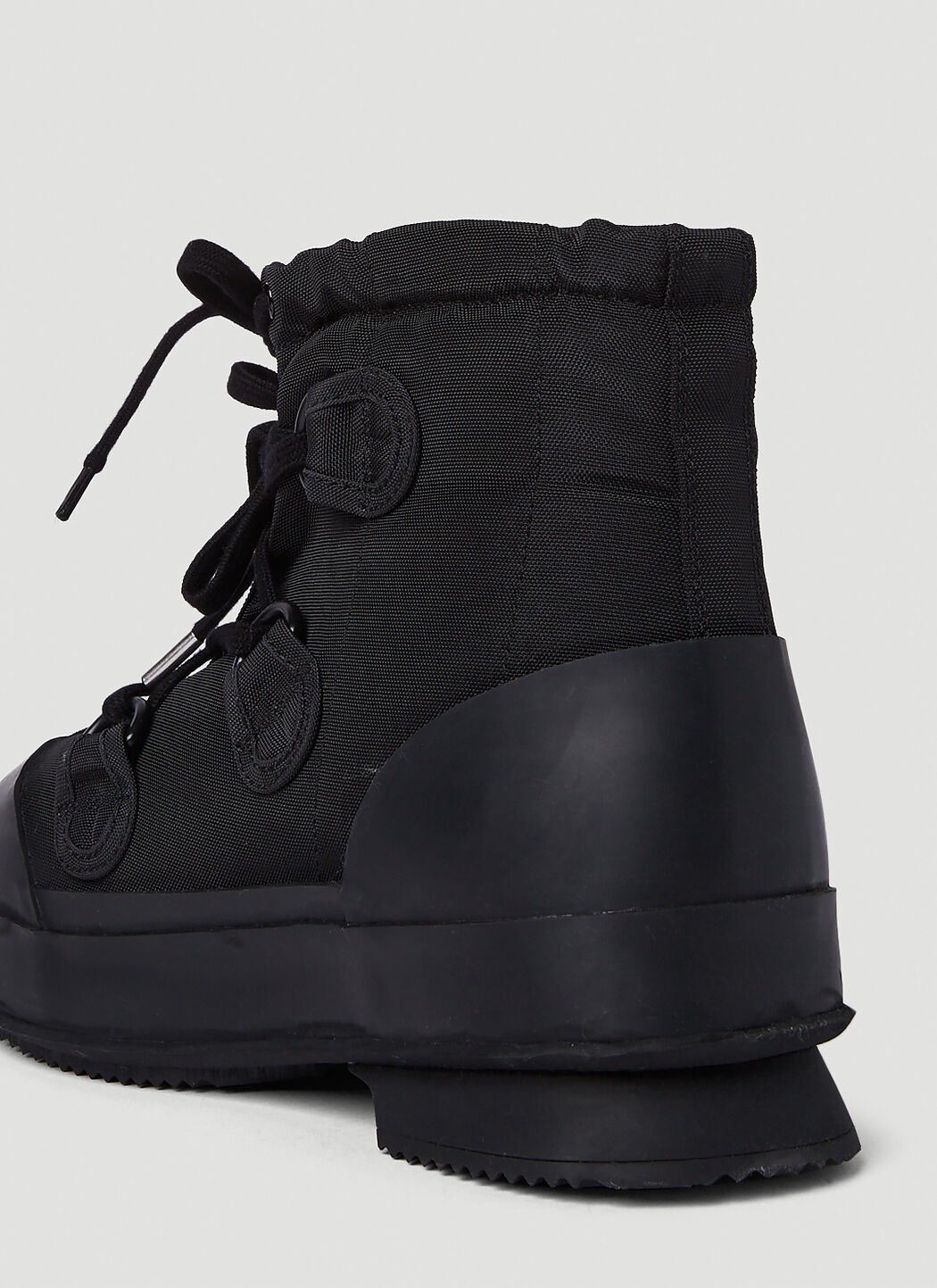 Acne Studios Lace Up Boots in Black LN CC