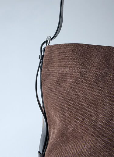 LN-CC® - Lemaire: Belted Tote Bag - Brown Lemaire Belted Tote Bag Brown lem0266026