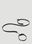 Rick Owens Face Logo Pet Leash Black ric0151044