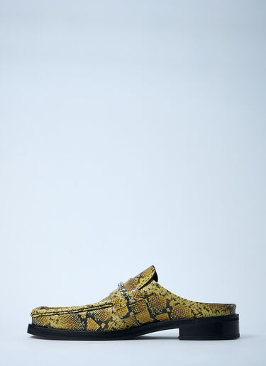 Martine Rose Loafer Mules Yellow mtr0159016