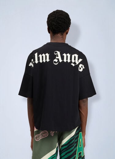 LN-CC® - Palm Angels: Classic Logo Over T-Shirt - Black Palm Angels Classic Logo Over T-Shirt Black pma0164129