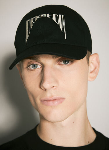 Rick Owens DRKSHDW Porterville Baseball Cap Black drk0158023