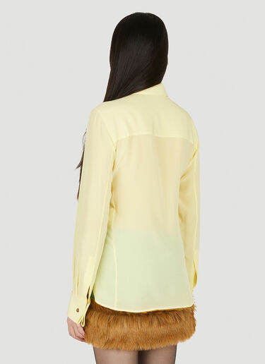 Saint Laurent Classic Shirt Yellow sla0246023