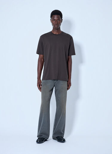 LN-CC® - ssstein: Suvin Cotton Basic T-Shirt - Brown ssstein Suvin Cotton Basic T-Shirt Brown sss0164013