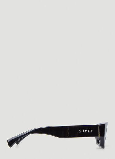 Gucci D形框太阳镜 黑 guc0247348