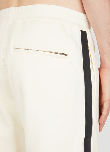 Alexander McQueen Side Stripe Track Pants Cream amq0150003