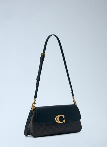 LN-CC® - Coach: Jet Shoulder Bag In Signature Upcrafted Leather - Black Coach Jet Shoulder Bag In Signature Upcrafted Leather Black coa0266007
