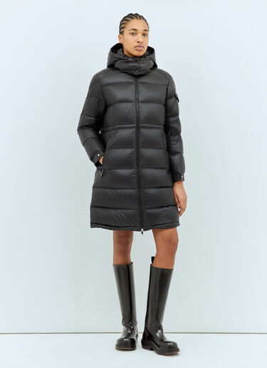 Moncler Meillon 连帽长款羽绒服 黑色 mon0259019
