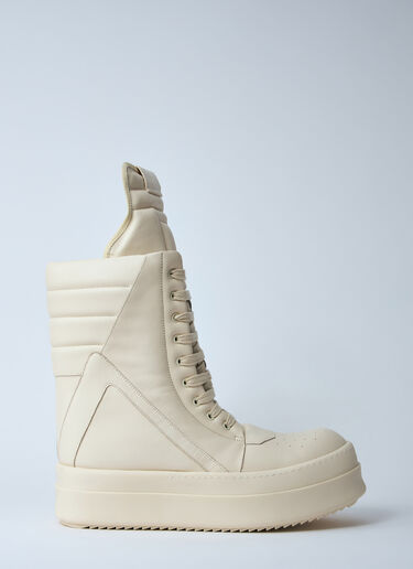 Rick Owens Jumbolaced Geobasket Sneakers White ric0160010