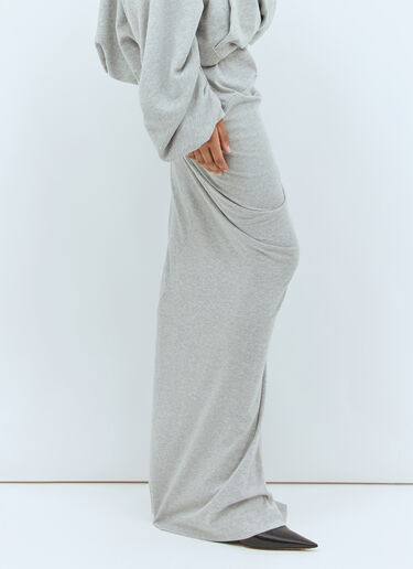 Dries Van Noten Jersey Maxi Skirt Grey dvn0258005