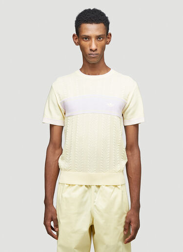 adidas by Wales Bonner Knitted T-Shirt Yellow awb0344001