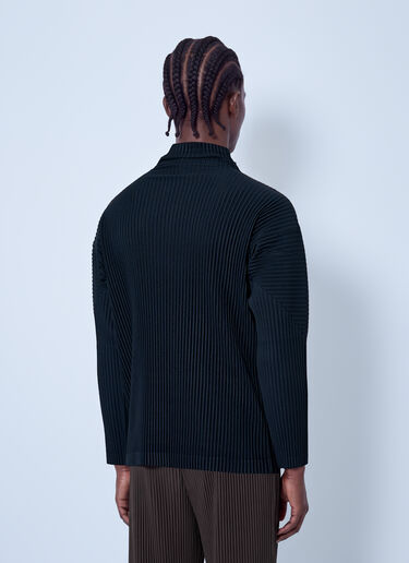LN-CC® - Homme Plissé Issey Miyake: Basics Top - Black Homme Plissé Issey Miyake Basics Top Black hmp0166003