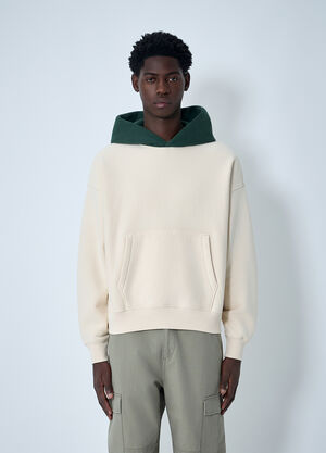 Stüssy Logo Motif Hooded Sweatshirt White sts0162012