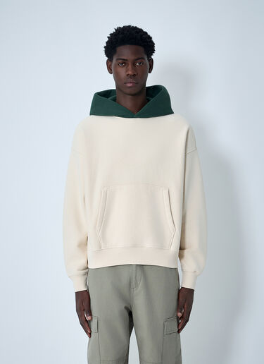 Stüssy Logo Motif Hooded Sweatshirt White sts0162012