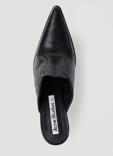 Acne Studios Rose High Heel Mules Black acn0252037