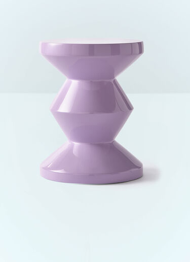 POLSPOTTEN Zig Zag Stool Purple wps0691445