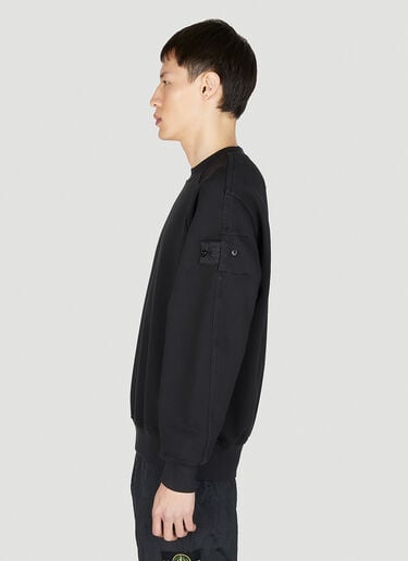 Stone Island Shadow Project 크루넥 스웨트셔츠 블랙 shd0152014