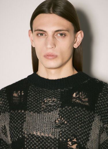 Our Legacy Sonar Crewneck Sweater Black our0159010