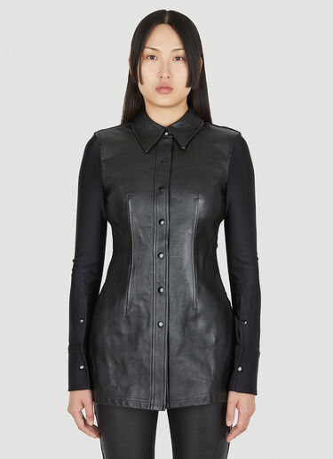 Alexander Wang Coated Shirt Black awg0249032