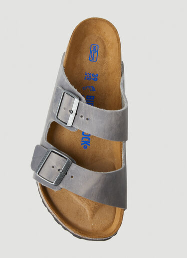 Birkenstock アリゾナ ツー ストラップ サンダル グレー brk0349006