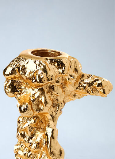 Sculptural Metal Candle Holder POLSPOTTEN Sculptural Metal Candle Holder Gold wps0692213