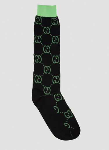 Gucci GG Techno Socks Black guc0150306