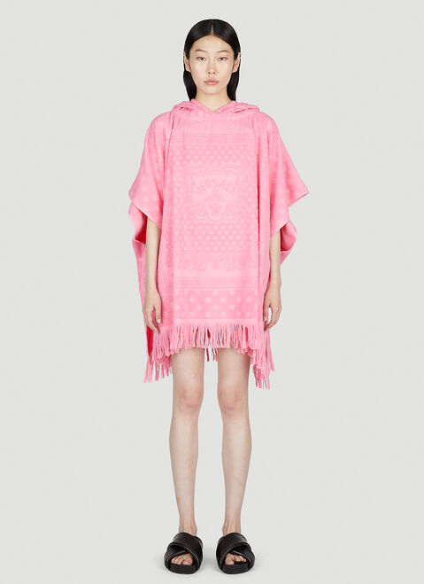 Versace Towel Jacquard Cover-up Black vrs0249016