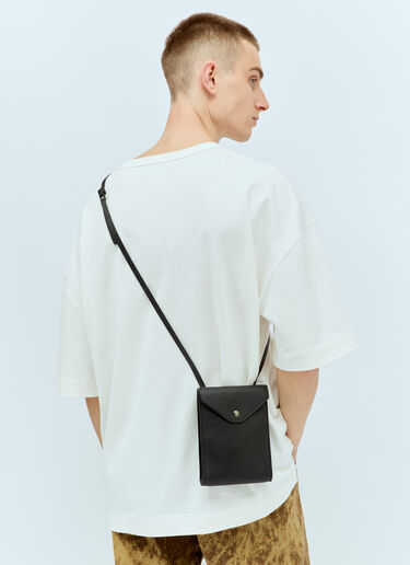 Lemaire Envelope Crossbody Bag Black lem0156056