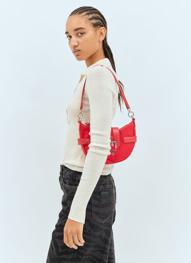 Ganni Small Bucky Crossbody Bag Red gan0258073