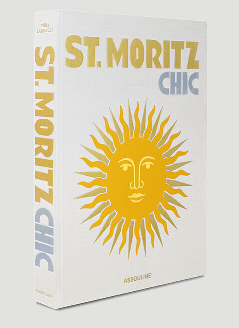 Assouline St. Moritz Chic Book Blue wps0690002