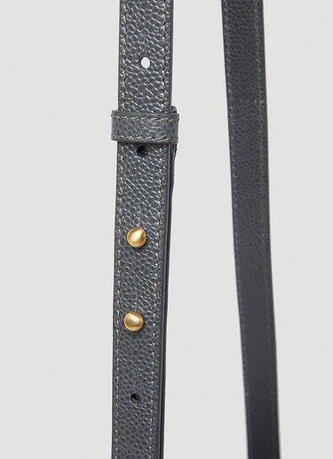 Vertical Camera Crossbody Bag Thom Browne Vertical Camera Crossbody Bag Grey thb0152018