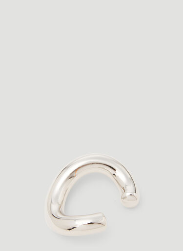 Balenciaga Loop Cuff Bracelet Silver bal0248111