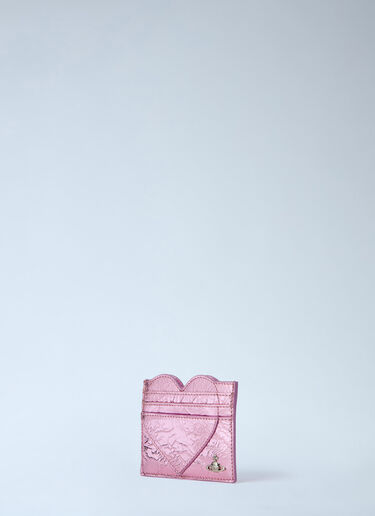 Vivienne Westwood Metallic Card Holder Pink vvw0264081