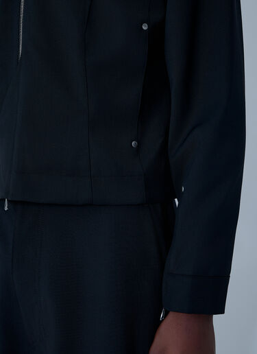 Kiko Kostadinov Kraner Cropped Jacket Black kko0162005