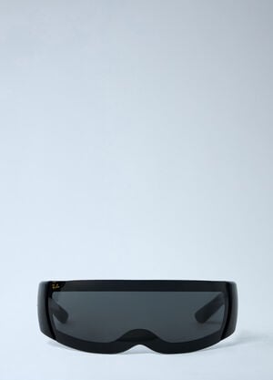 A$AP Rocky X Ray-Ban Ultra Wrap 002 Sunglasses Black lar0362002